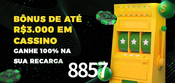 8857 melhor bônus de depósito
